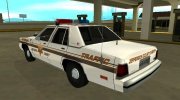 Ford LTD Crown Victoria 1991 Jefferson County Sheriff для GTA San Andreas миниатюра 4