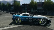 Dodge Viper SRT-10 ACR ELITE POLICE for GTA 4 miniature 5