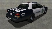 2005 Ford Crown Victoria Police Interceptor (Stanier Style) para GTA San Andreas miniatura 4