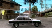 BMW E30 Sedan Police для GTA San Andreas миниатюра 5