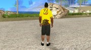 Футболка kaZantip para GTA San Andreas miniatura 3