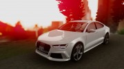 Audi RS7 Sportback 2015 for GTA San Andreas miniature 1