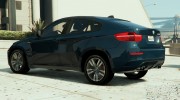 BMW X6M F16 Unmarked for GTA 5 miniature 2