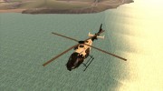 Bell 407 SAPD для GTA San Andreas миниатюра 3