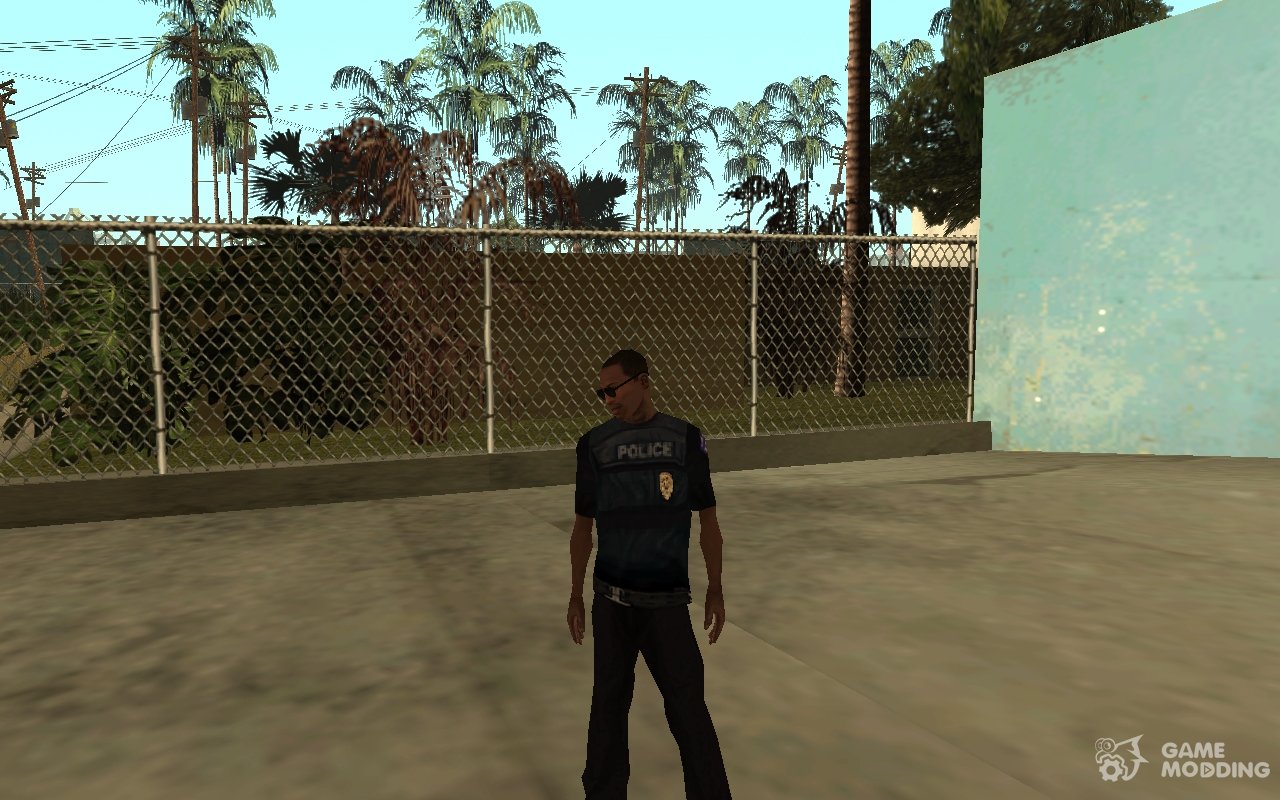 Полицейский бронежилет (Mod loader) для GTA San Andreas.