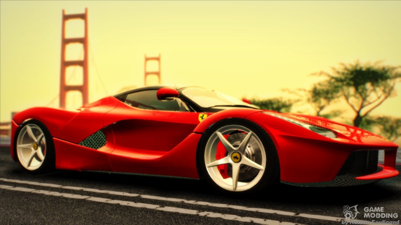 Mods GTA San Andreas: Ferrari LaFerrari (F70) 2014