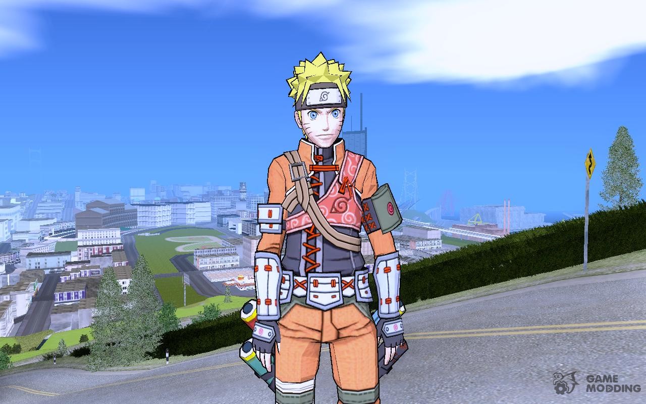 GTA San Andreas Naruto Skin HD For Android Mod 