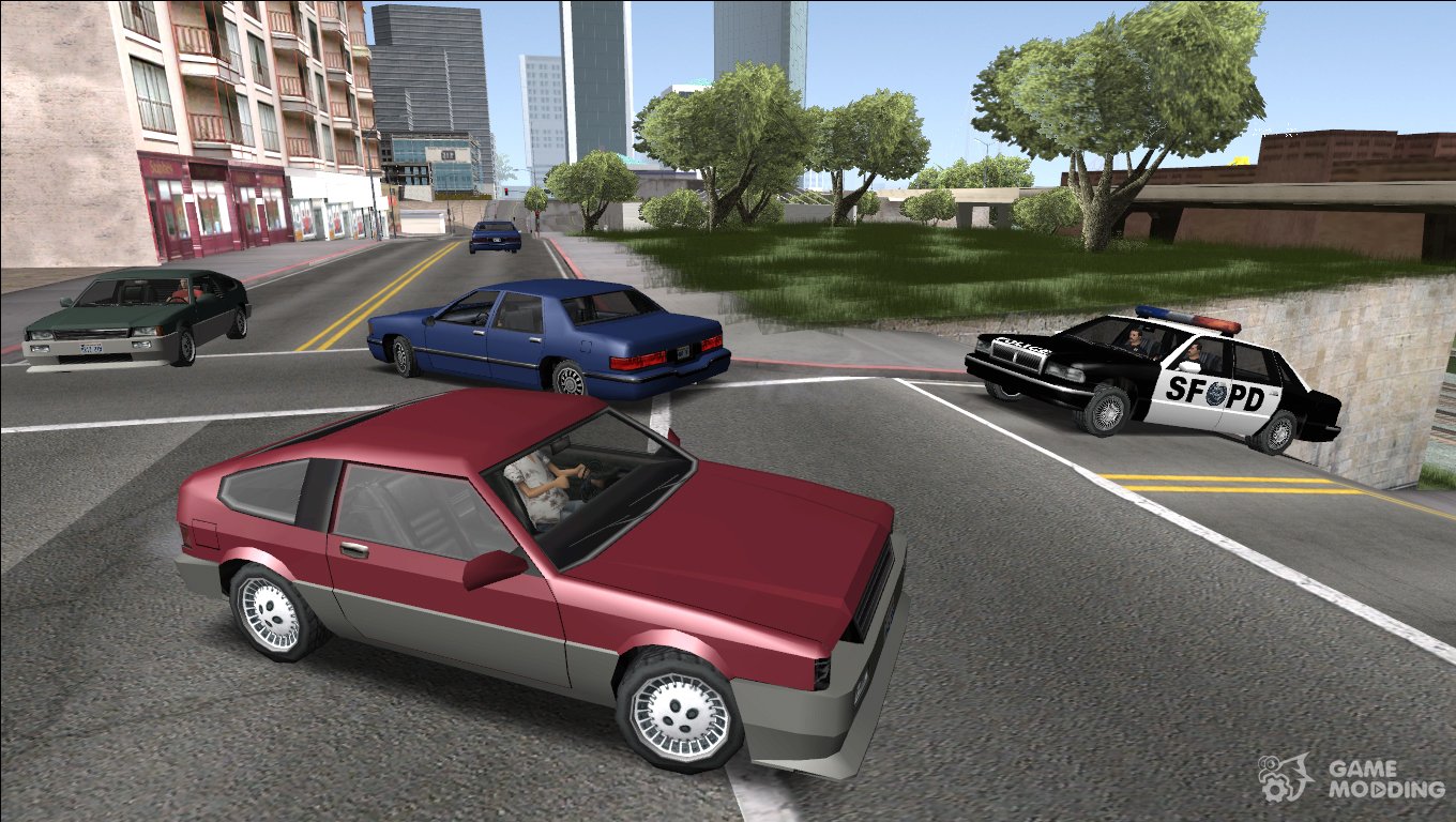 Grand Theft Auto: San Andreas GAME MOD Real Cars 2 v.1.1 - download