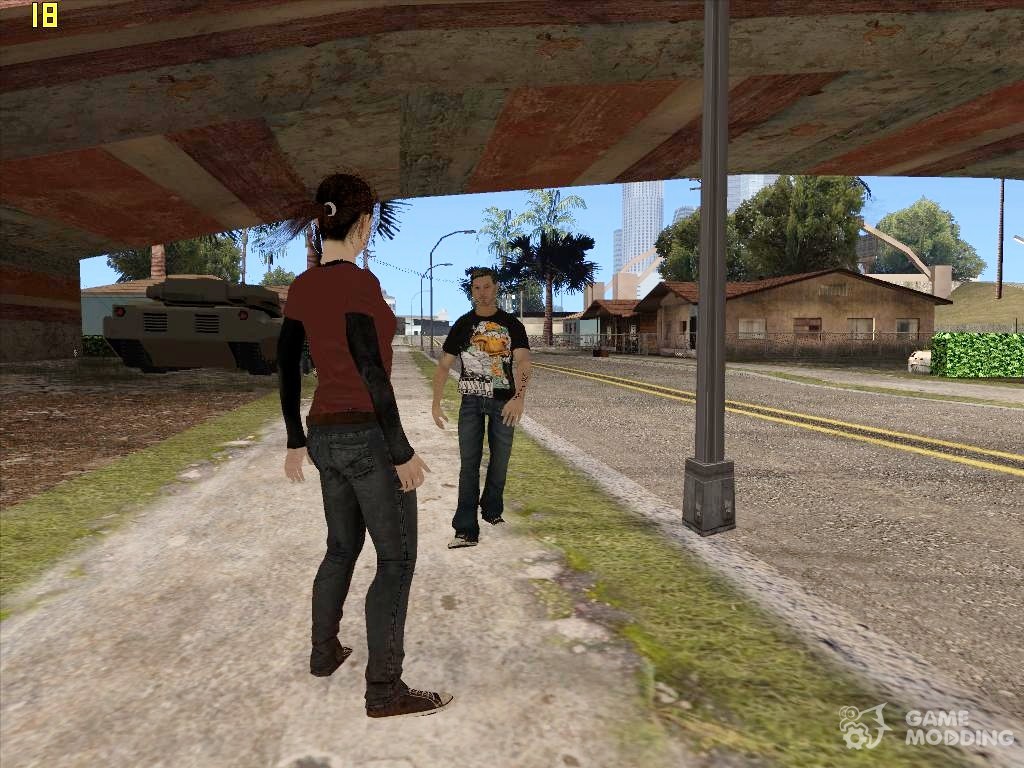 Ellie From The Last Of Us For Gta San Andreas