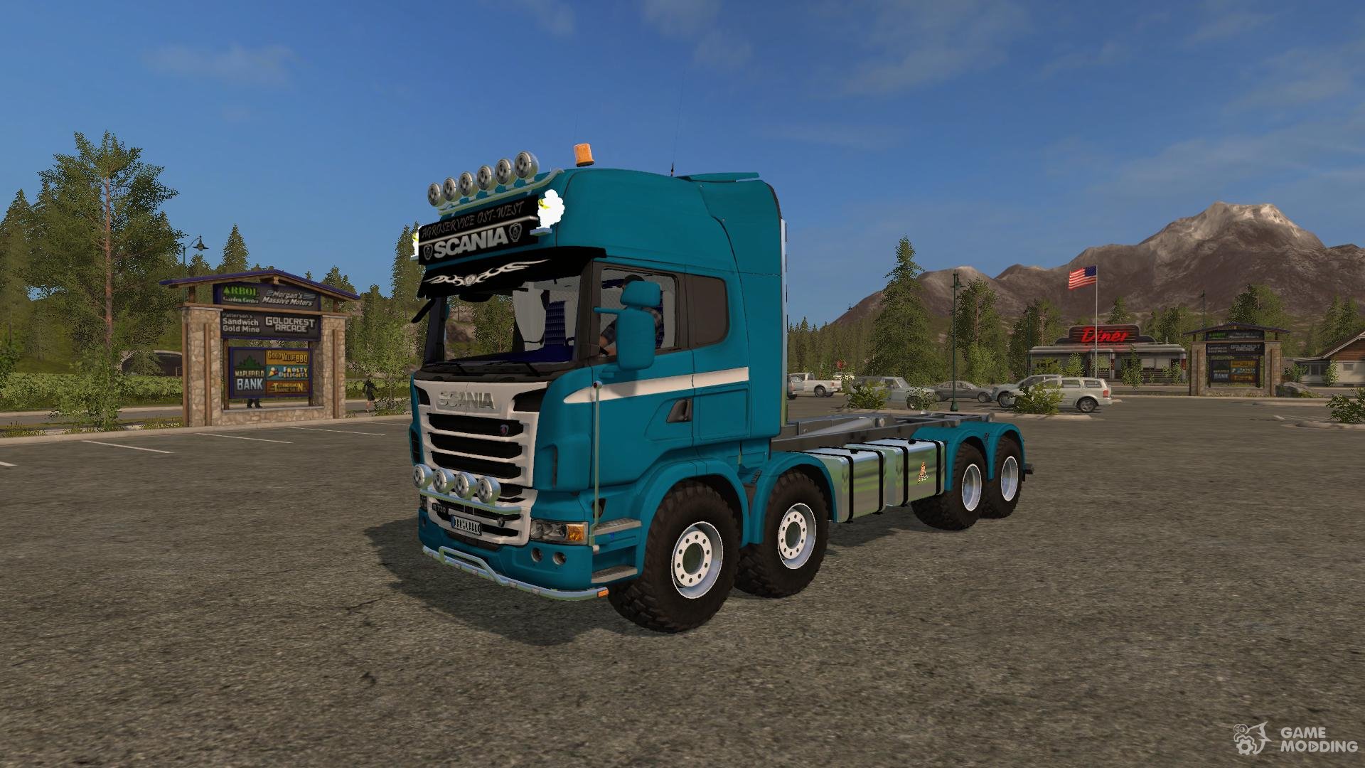 Mod Scania R730 8x8 It Runner Version 1000 For Farming Simulator 2017 1871