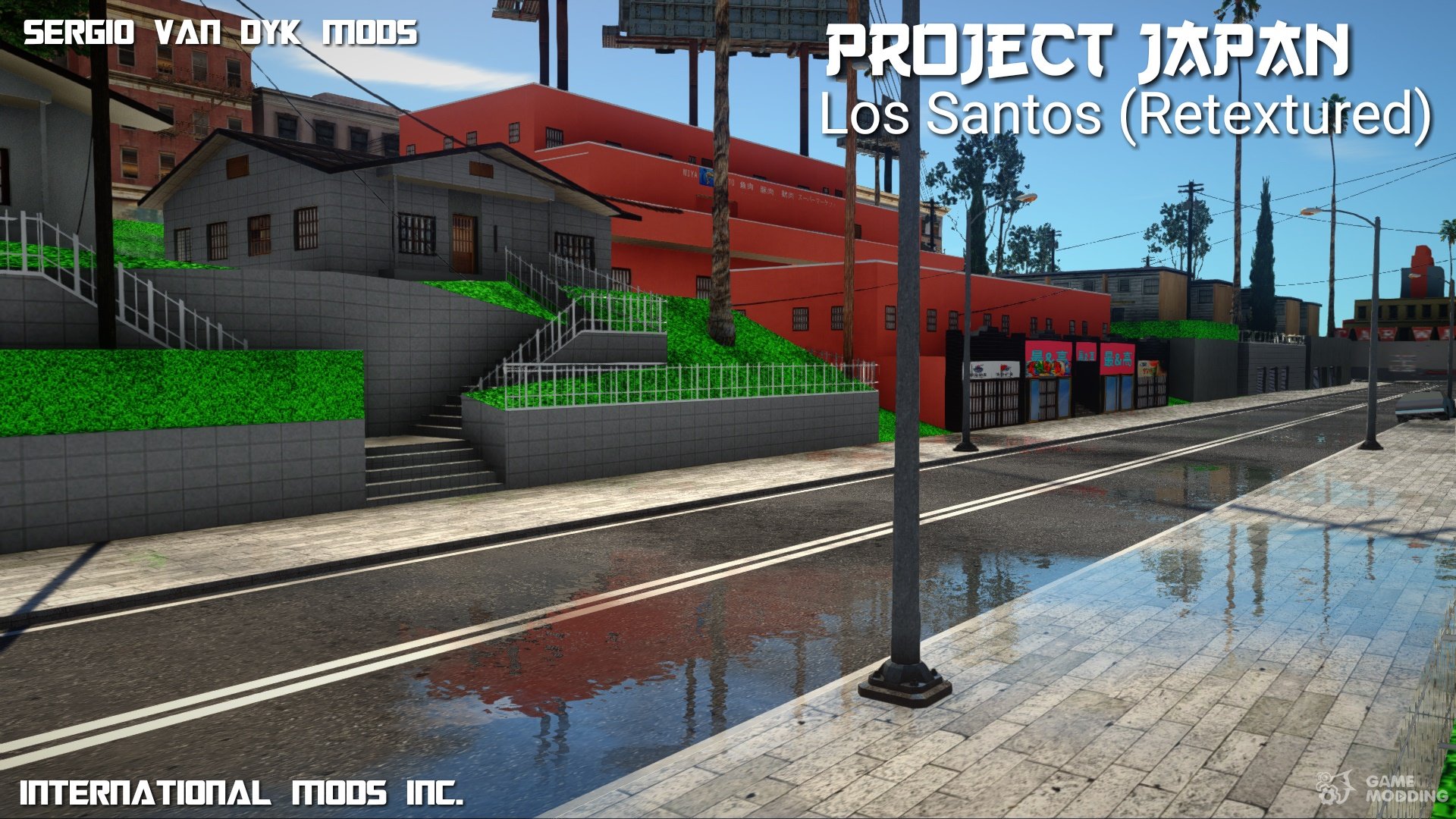 PROJECT JAPAN: Los Santos (Retextured) for GTA San Andreas