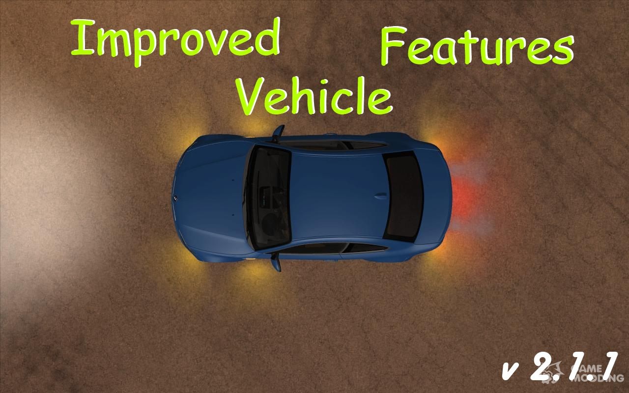 Improved Vehicle Features 2.1.1 для GTA San Andreas