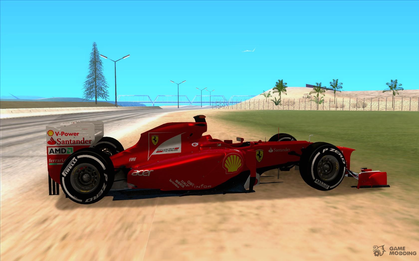 Scuderia Ferrari F1 2012 for GTA San Andreas