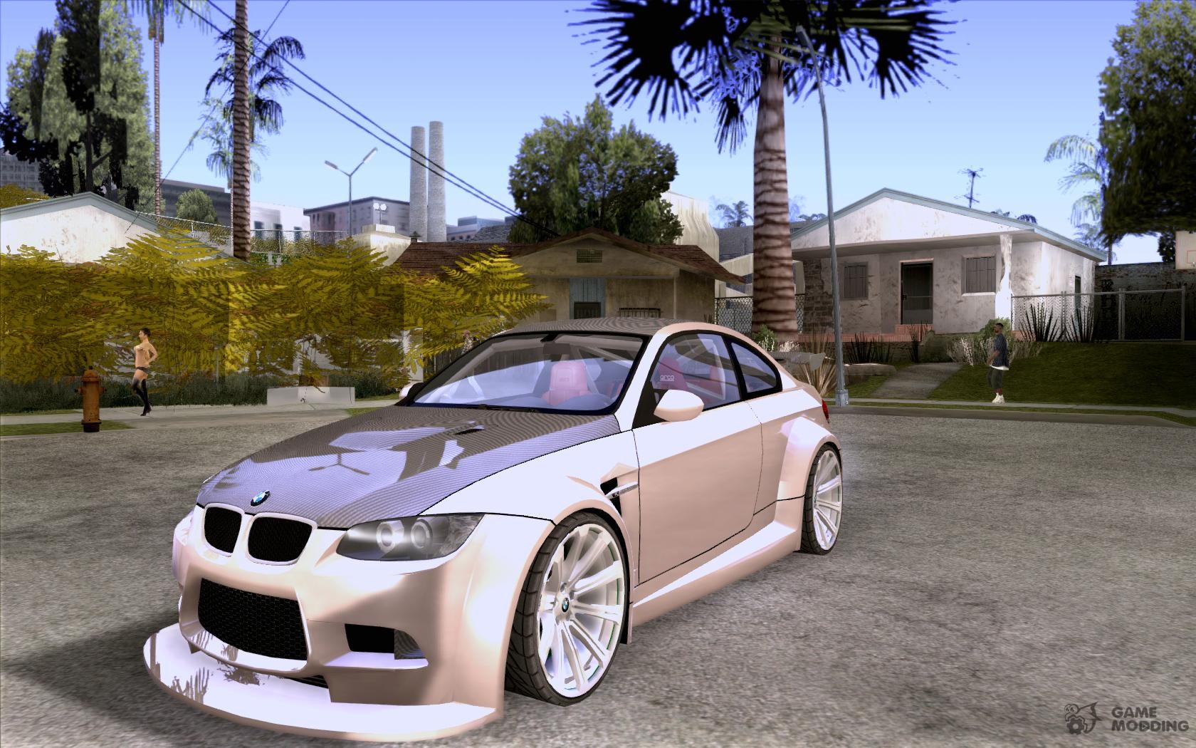 Моды на новую гта сан. GTA BMW m3 e92. BMW e92 GTA sa. BMW m3 e92 GTA 5. BMW e92 Tuning GTA sa.
