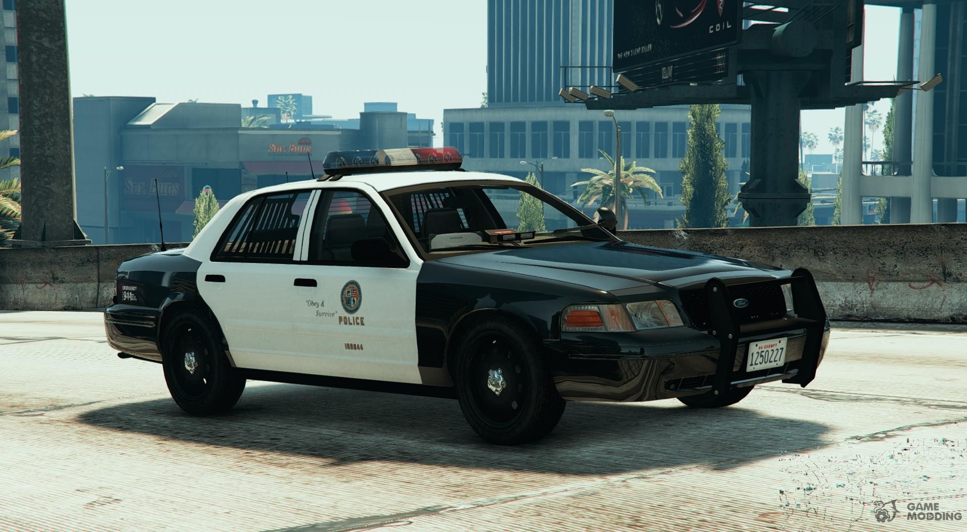 Crown Victoria Police with Default Lightbars for GTA 5
