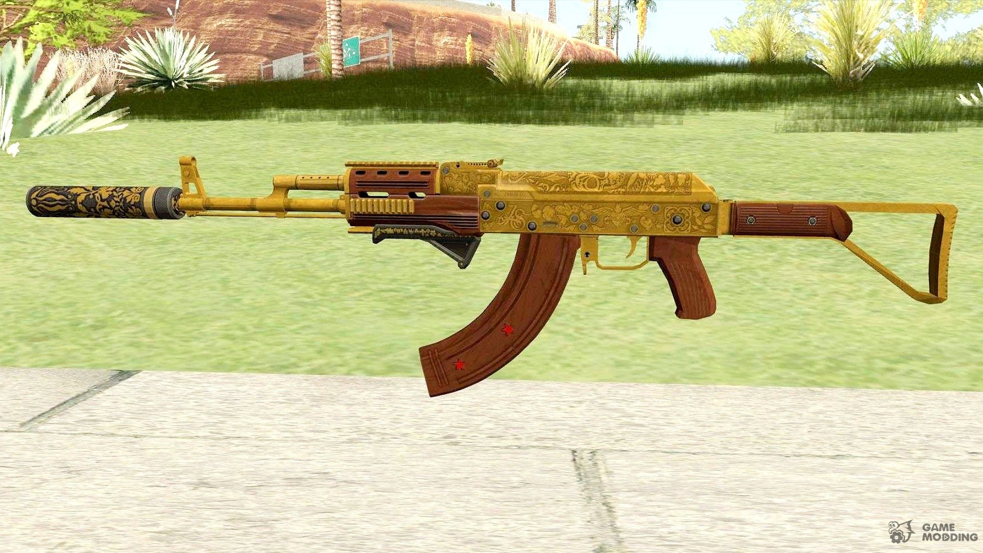 Assault Rifle GTA V (Two Attachments) for GTA San Andreas