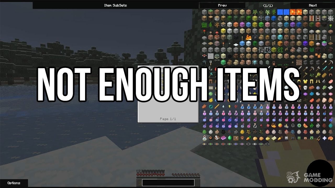 Not Enough Items Nei For Minecraft