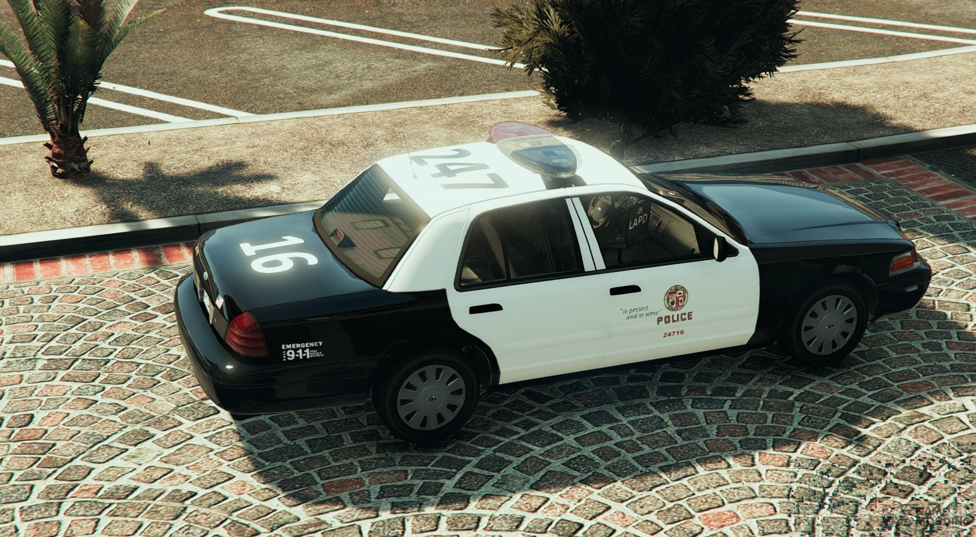 LAPD Ford CVPI Arjent 4K v3 for GTA 5