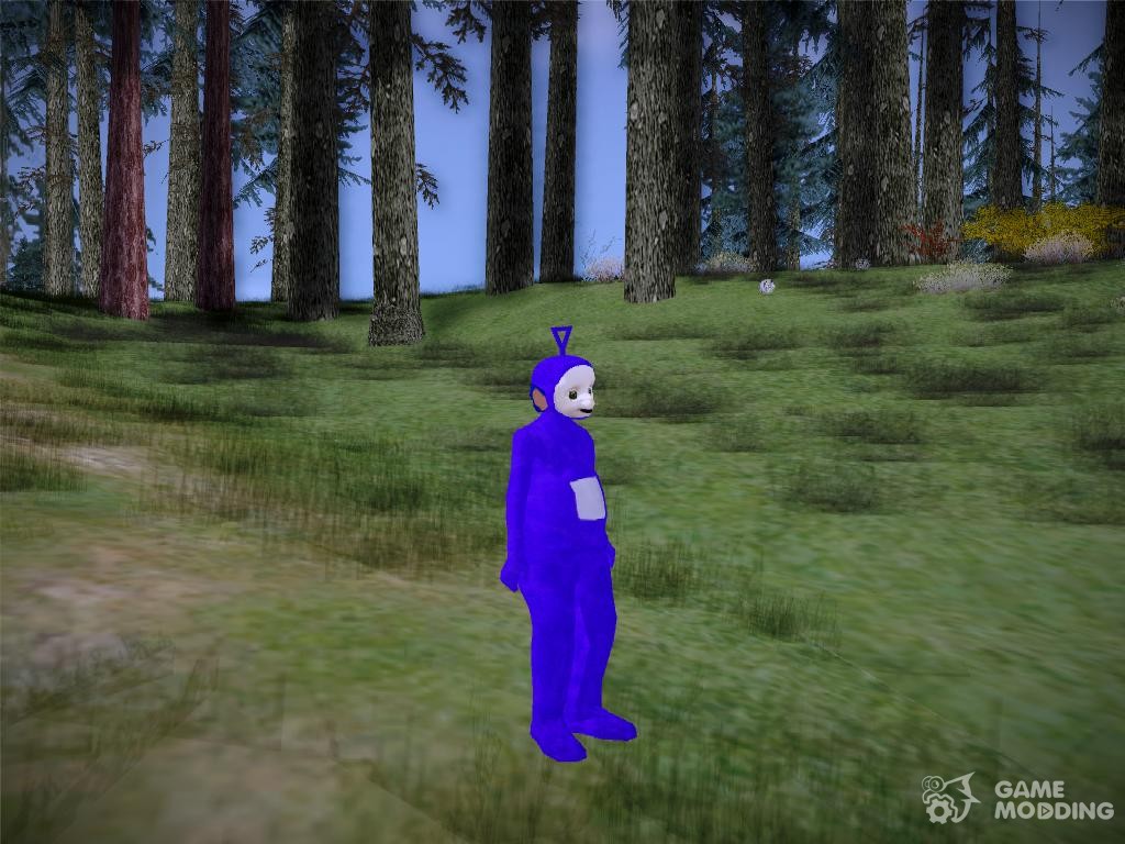 Slendytubbies 3 Tinky Winky Skin for GTA San Andreas