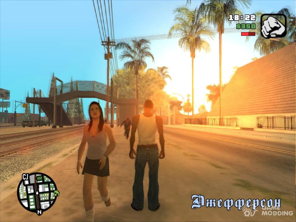 GTA San Andreas PS2 Graphics MOD - GeForce GTX 1050 Ti 