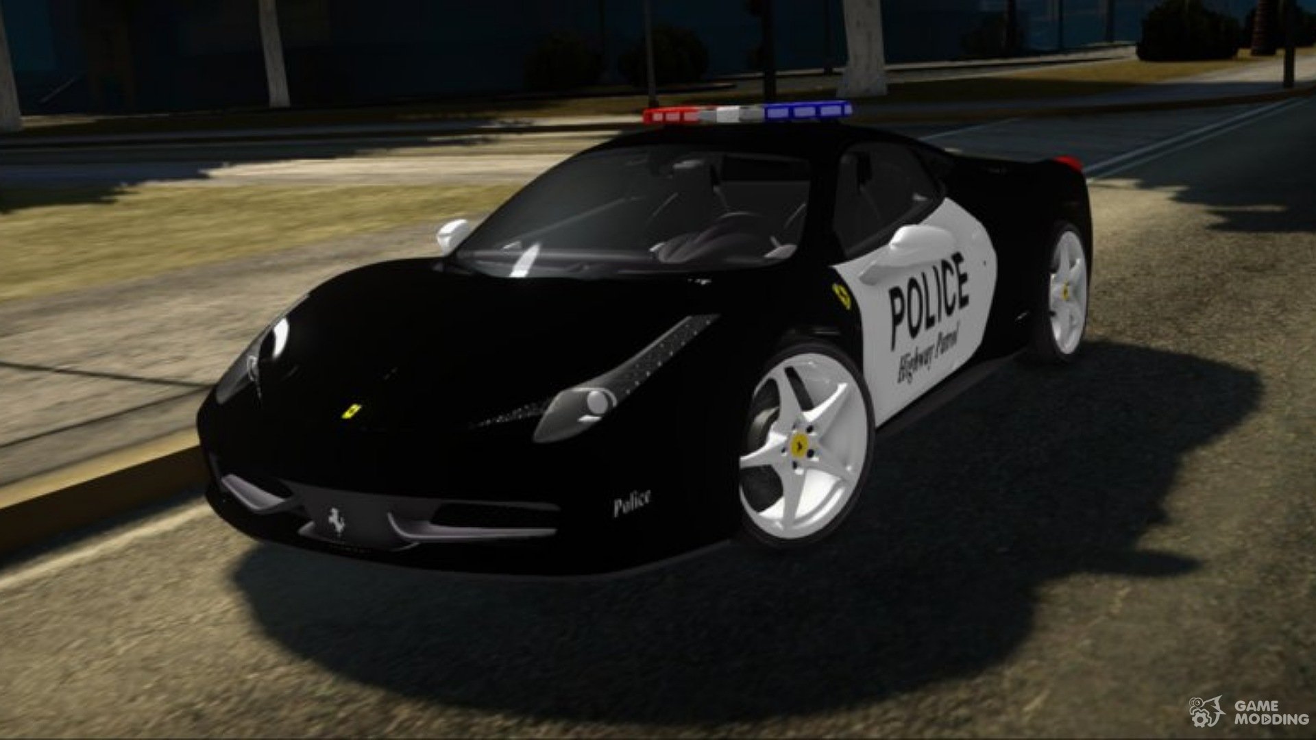 Ferrari Italia Police Car For GTA San Andreas