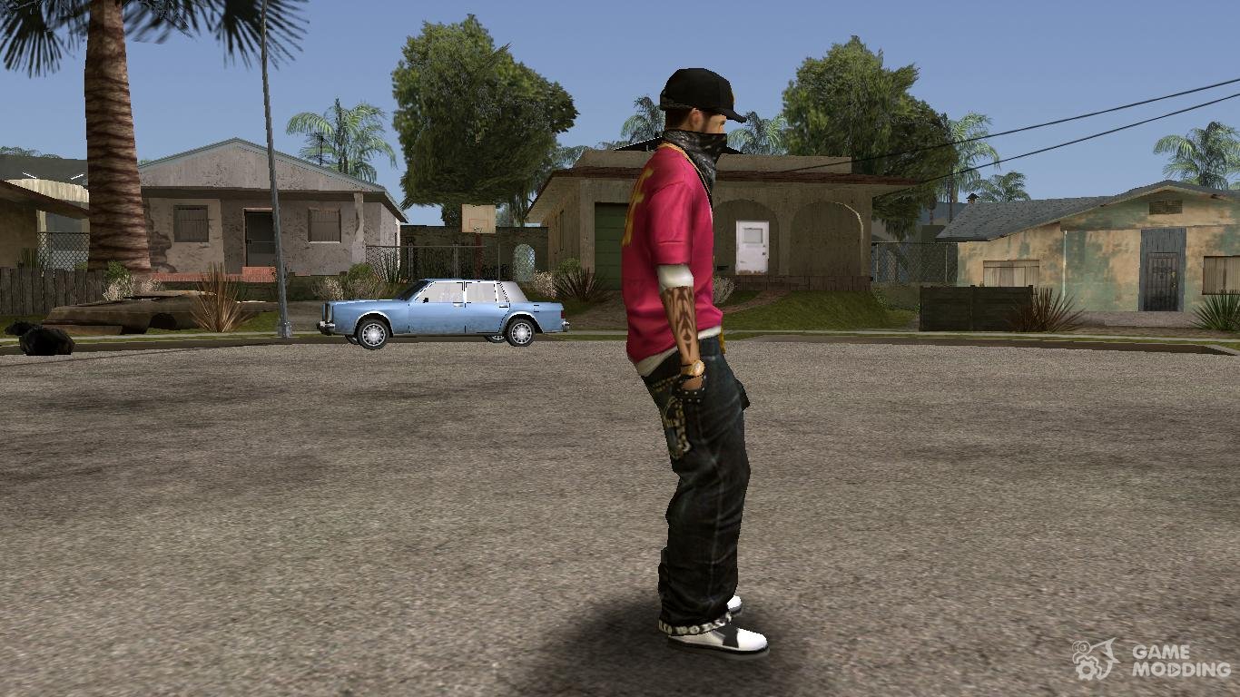 Hip Hop Free Fire Skin for GTA San Andreas