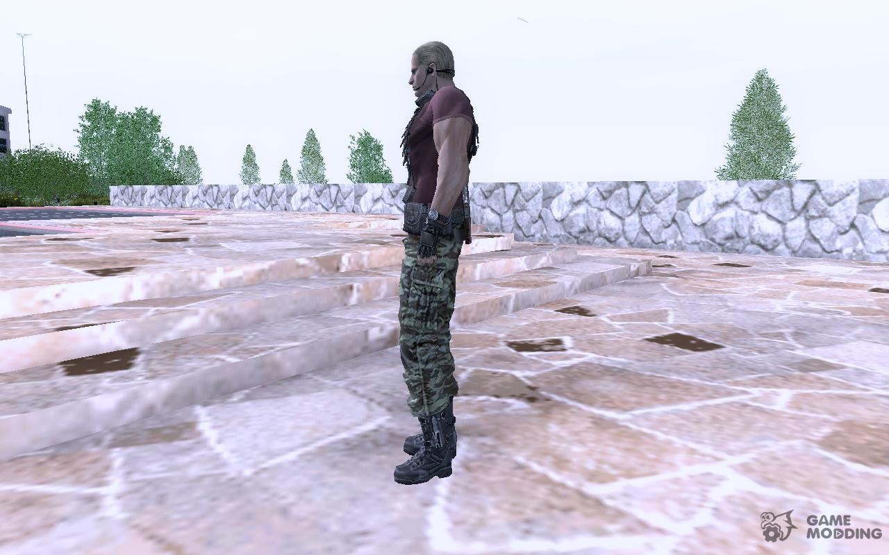 Skin De Krauser Mutado De Resident Evil 4 Remake for GTA San Andreas