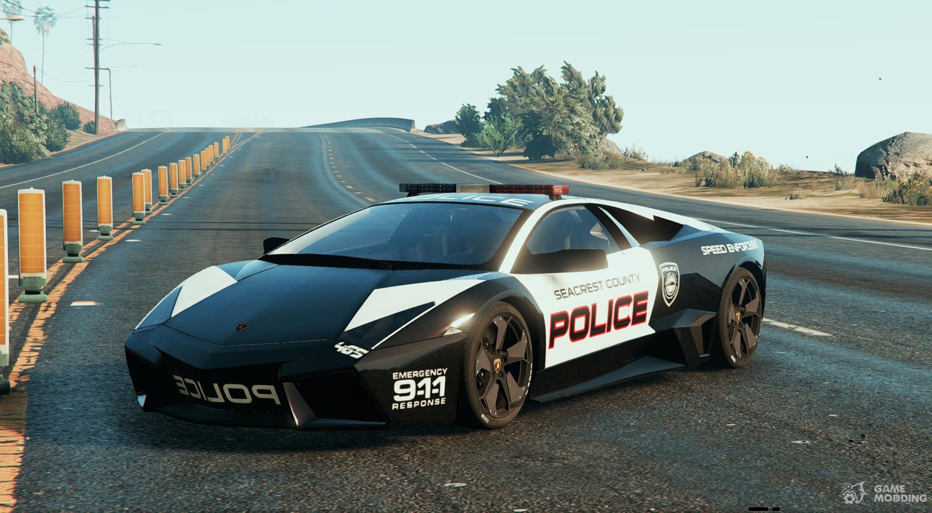 Lamborghini Reventon Police for GTA 5