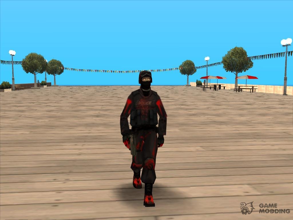 Zombie swat for GTA San Andreas