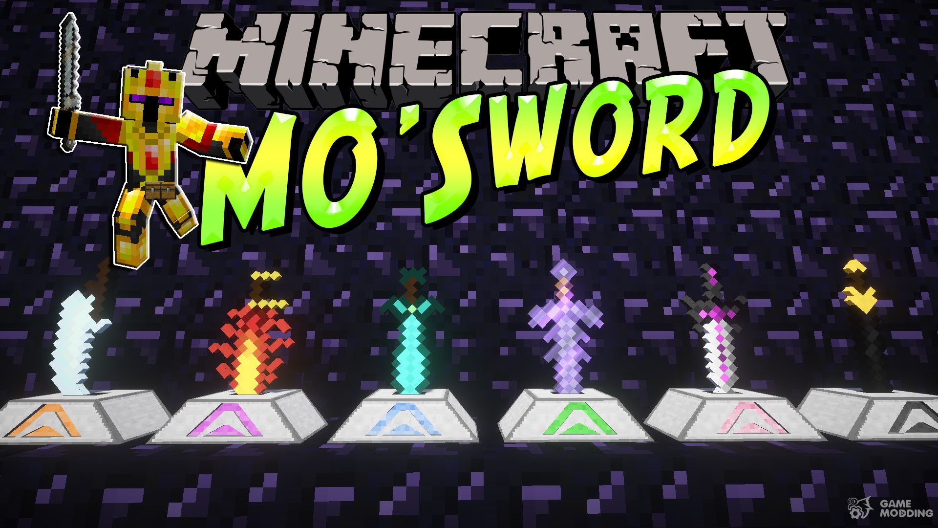 Minecraft Mods:  MoreSwordOnline Mod 1.12.2  