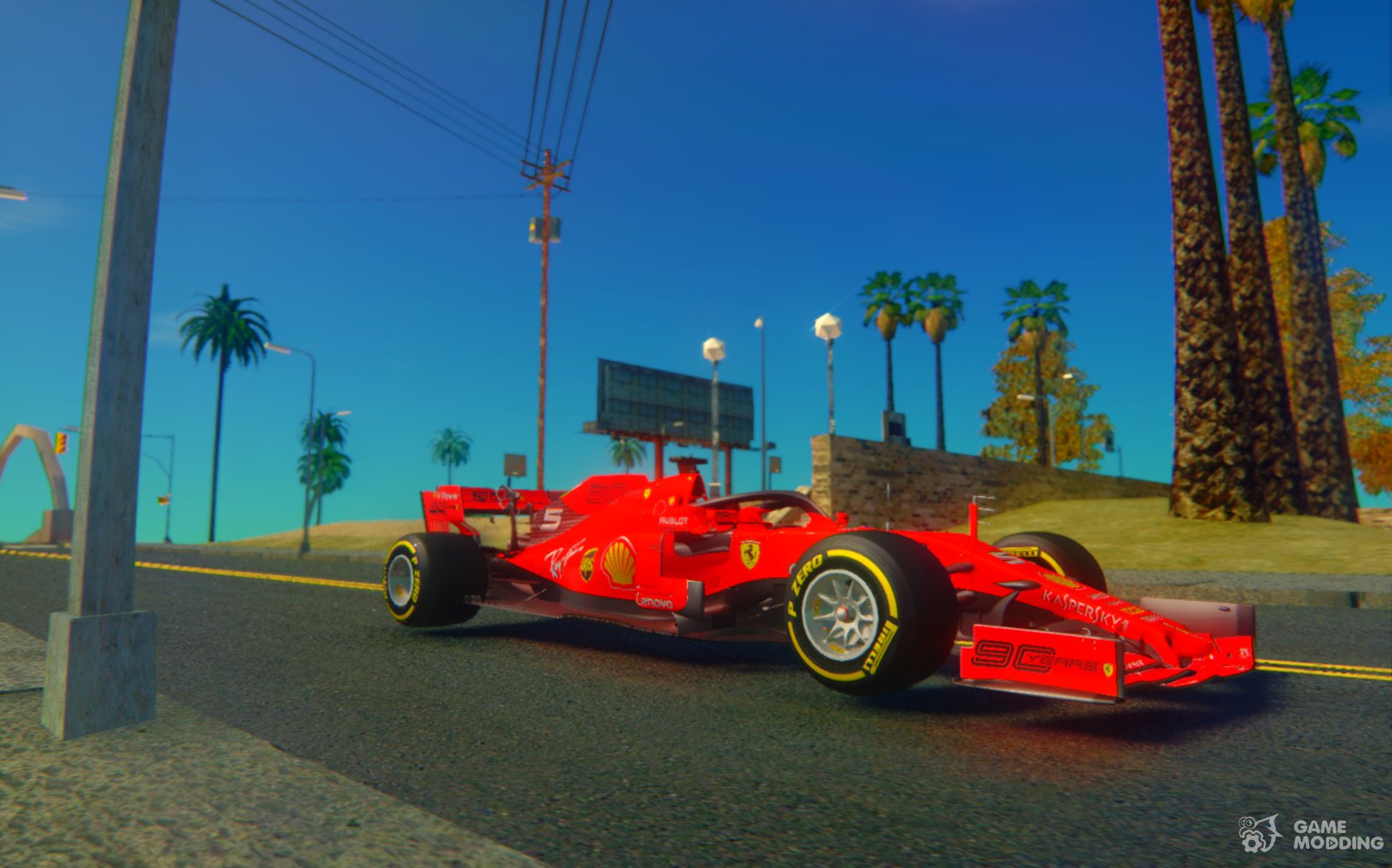 F1 Ferrari 2019 para GTA San Andreas