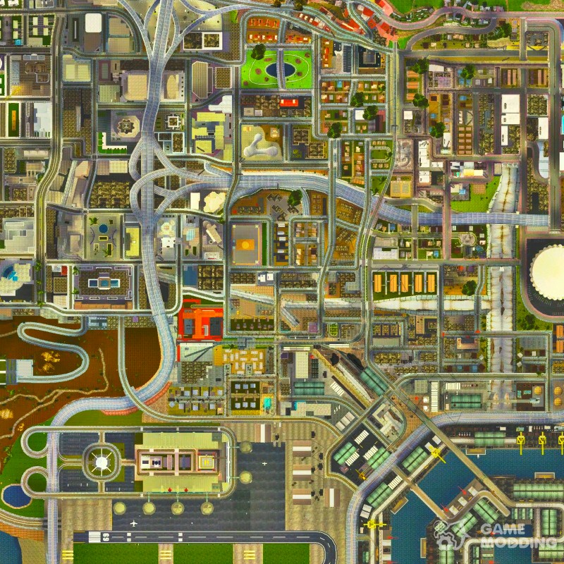 GTA San Andreas Map 3D model