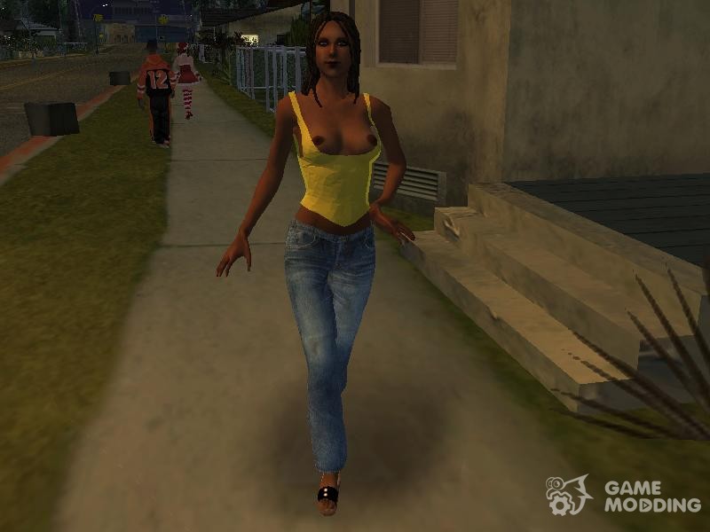 Красивые женские скины v.2 для GTA San Andreas.