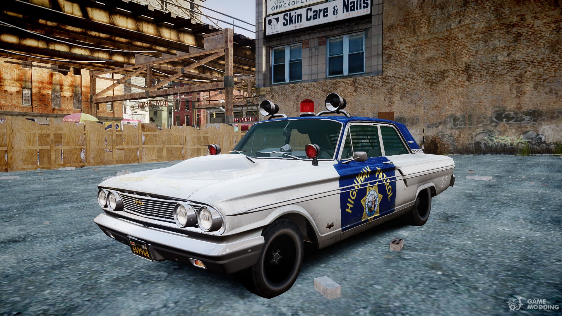 Fallout 4 police car фото 11