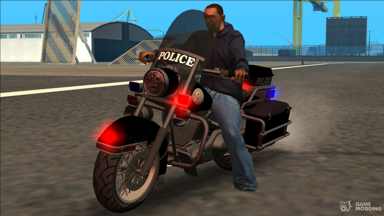 Игра гта мотоцикл. Полицейский байк ГТА са. IMVEHFT для GTA San Andreas. Мотоциклетный костюм ГТА. Мод GTA байк смерти.