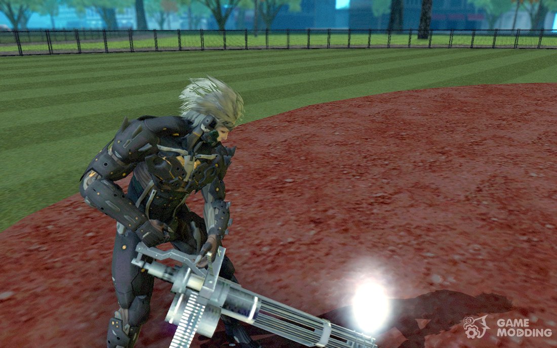 GTA San Andreas Raiden From Metal Gear Rising for Android Mod 