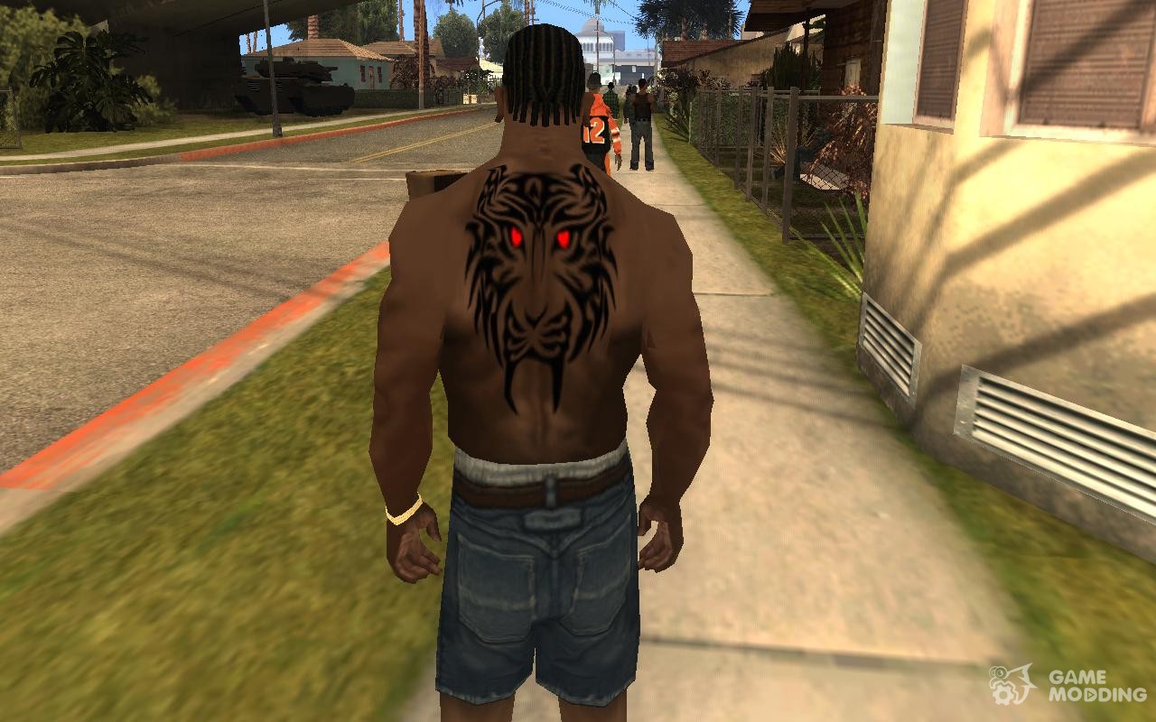 Tiger Tattoo для GTA San Andreas.