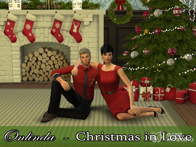 Christmas in Love - Pose Pack for Sims 4