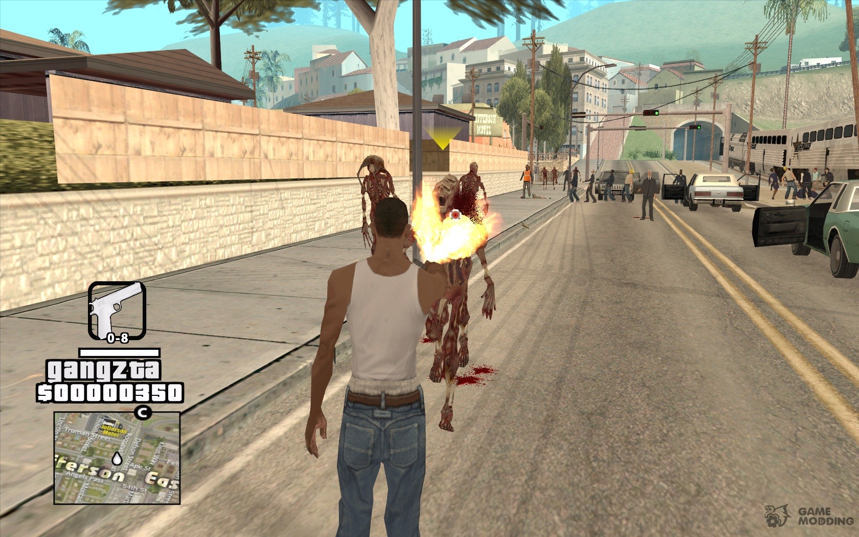 gta sa zombie cheats