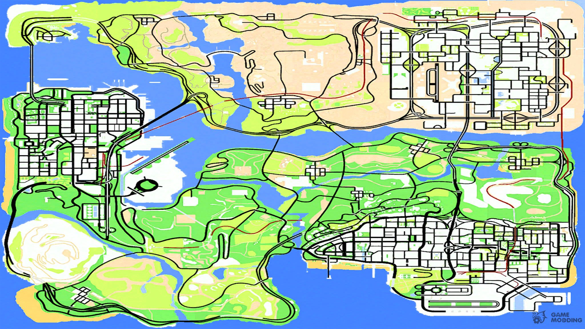 Карта фотографий в гта сан андреас