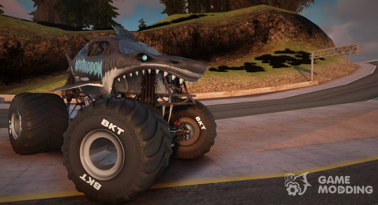 Megalodon Overcast from Monster Jam Steel Titans