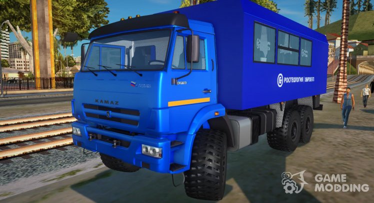 Kamaz 43118 Росгеология nivel al УЗСТ