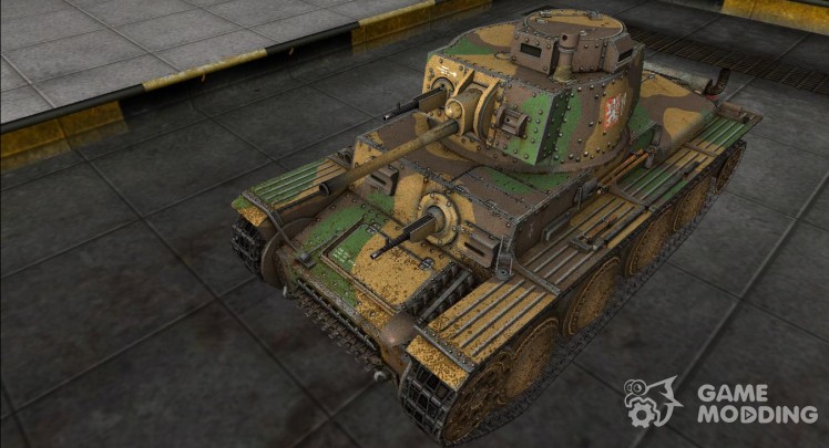 The skin for the Panzer 38 (t)