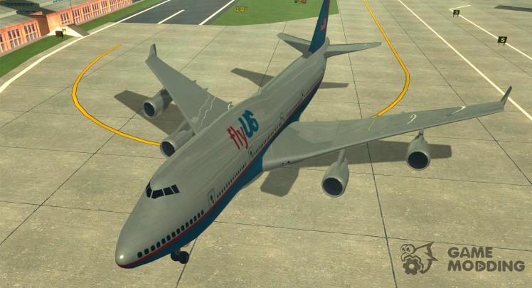 Самолёт из GTA 4 Boeing 747