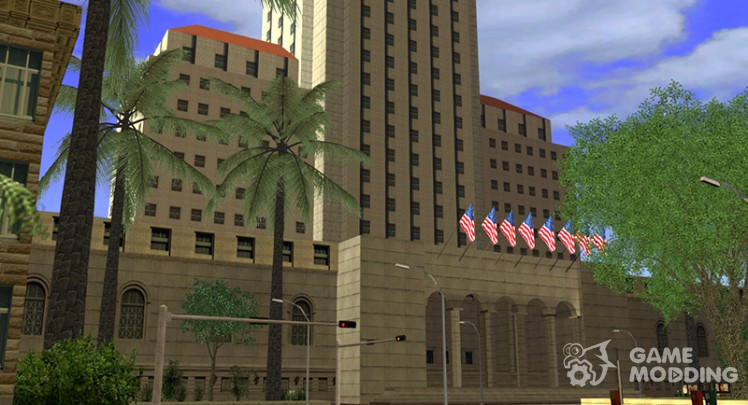 El edificio del Ayuntamiento (City Hall) en el estilo de GTA V