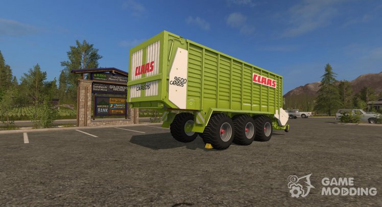 The silage Claas Cargos 9600 version 1.0.0.0
