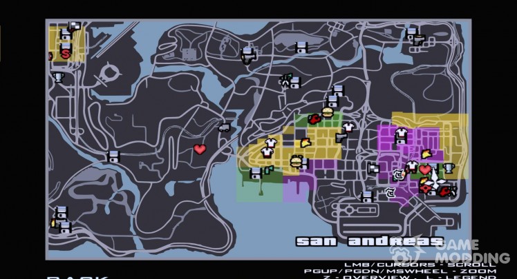 Maplist из GTA IV