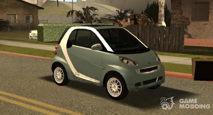 2012 Smart Fortwo Electric (Low Poly)