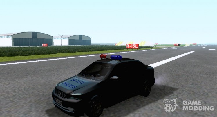 Opel Astra полиция