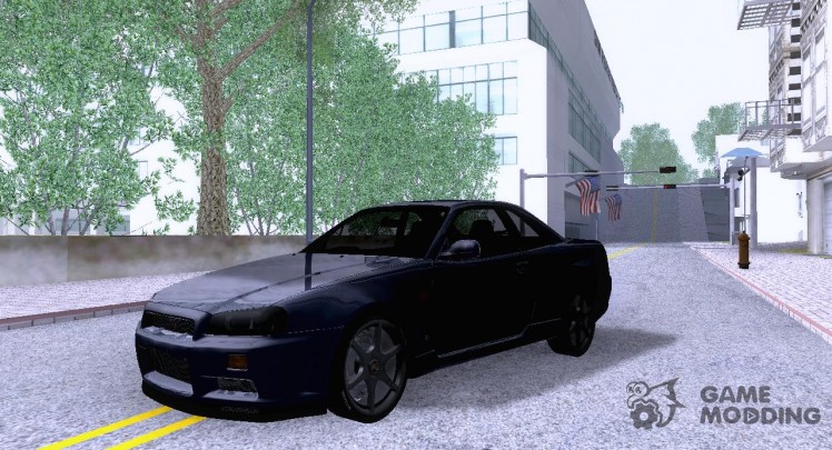 El Motor De Nissan Skyline R34 Drift